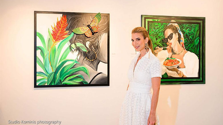 Marina Leon – «A night at the opera»: Μια εντυπωσιακή έκθεση ζωγραφικής στο Θέατρο Παλλάς