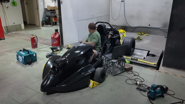 Καρτ 800 ίππων! Με κινητήρα από Hayabusa και δύο turbo