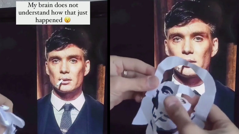 Πορτρέτο με ένα ψαλίδι