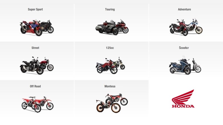 Νέος τιμοκατάλογος Honda Motorcycles