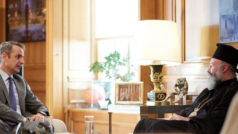 Συνάντηση Κυρ. Μητσοτάκη με τον αρχιεπίσκοπο Αυστραλίας