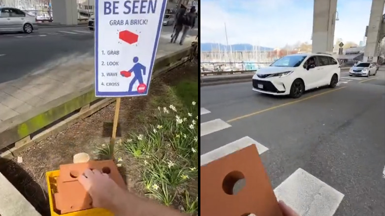 Εκφοβισμός στους οδηγούς να σταματήσουν στη διάβαση