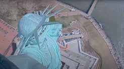 Νέα Υόρκη: Η στιγμή του σεισμού από το Άγαλμα της Ελευθερίας