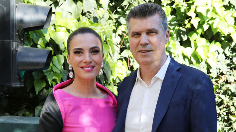 Φωτεινή Δάρρα: Σπάνια δημόσια εμφάνιση με τον σύζυγό της, Γιώργο Παπαχριστούδη