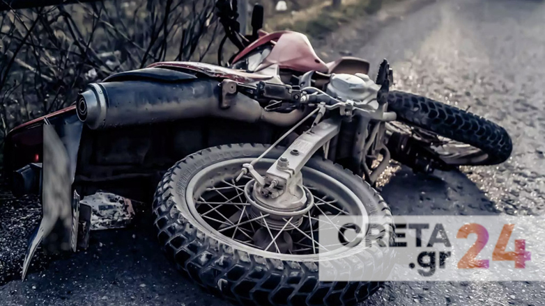 Σε κρίσιμη κατάσταση μοτοσυκλετιστής στα Χανιά
