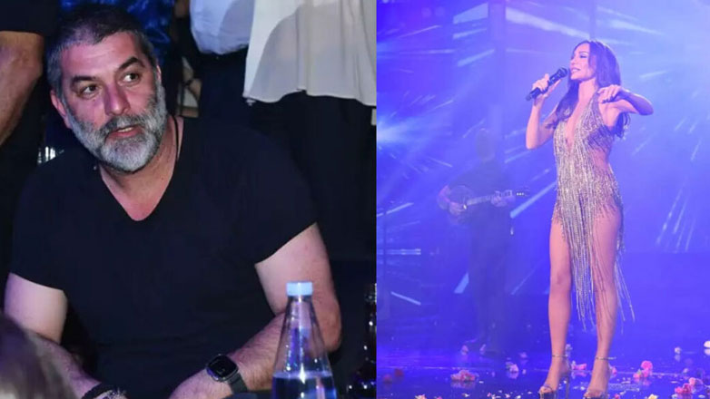 Δέσποινα Βανδή: Ο Βασίλης Μπισμπίκης βρέθηκε στο φινάλε των εμφανίσεων της συντρόφου του!