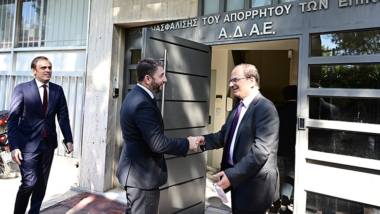 Στην ΑΔΑΕ σήμερα ο Νίκος Ανδρουλάκης Στην ΑΔΑΕ σήμερα ο Νίκος Ανδρουλάκης