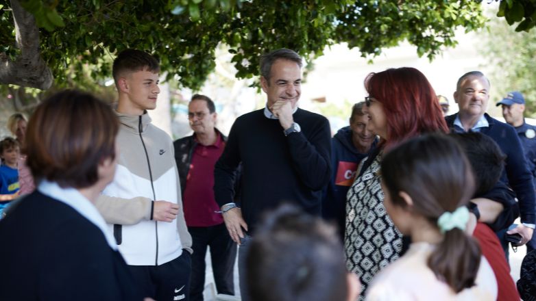 Μητσοτάκης από Τήλο: «Αποδίδουμε μεγάλη σημασία σε καινοτόμα έργα τα οποία κάνουν την κυκλική οικονομία πράξη»