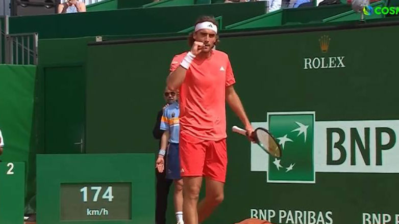 Μόντε Κάρλο Masters: Στον β΄ γύρο ο Τσιτσιπάς, εγκατέλειψε ο Τζέρε