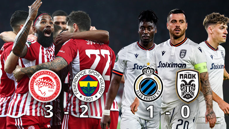 «Ζωντανοί» για την πρόκριση Ολυμπιακός και ΠΑΟΚ «Ζωντανοί» για την πρόκριση Ολυμπιακός και ΠΑΟΚ