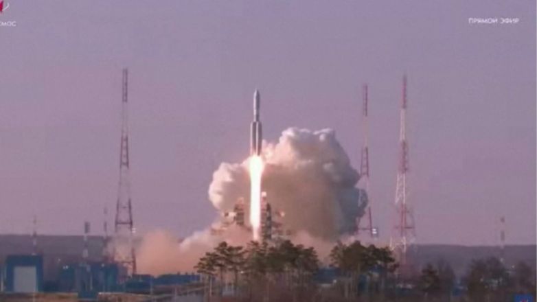 Βίντεο από την εκτόξευση του ρωσικού διαστημικού πυραύλου Angara-A5