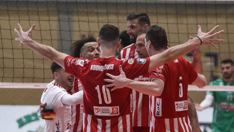 Volley League: Break με το «καλησπέρα» ο Ολυμπιακός, 3-0 τον Παναθηναϊκό