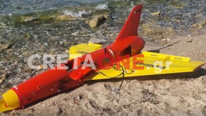 Πανικός με εναέριο στόχο που ξεβράστηκε σε παραλία στο Ηράκλειο