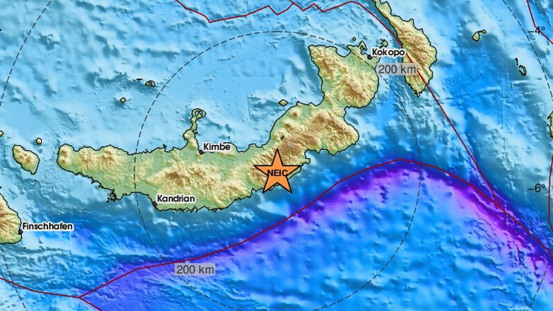 Σεισμός 6,5 Ρίχτερ στην Παπούα Νέα Γουινέα