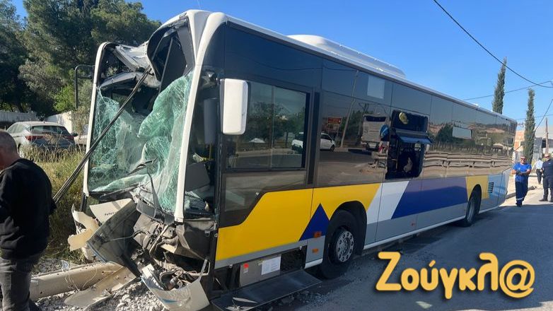 Λιόσια: Ο οδηγός «κάρφωσε» το λεωφορείο σε κολόνα για να αποφύγει σύγκρουση με άλλα οχήματα