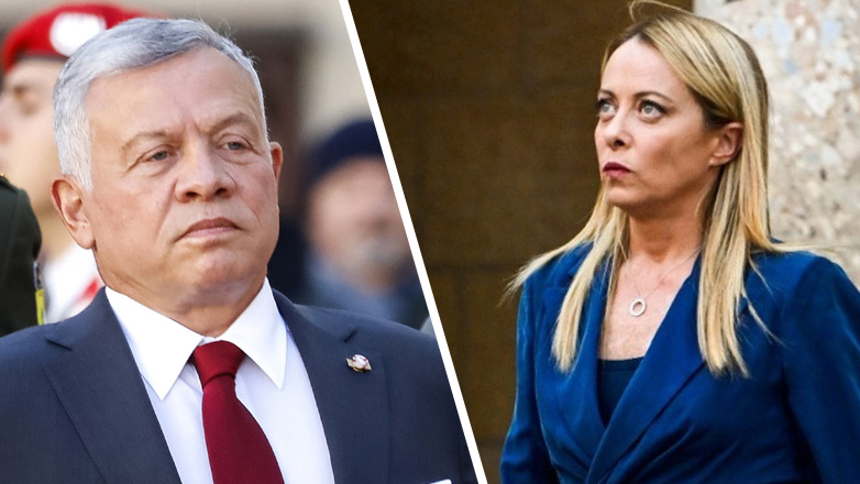 Τηλεφωνική συνομιλία Μελόνι με τον βασιλιά της Ιορδανίας για τις εξελίξεις στη Μέση Ανατολή