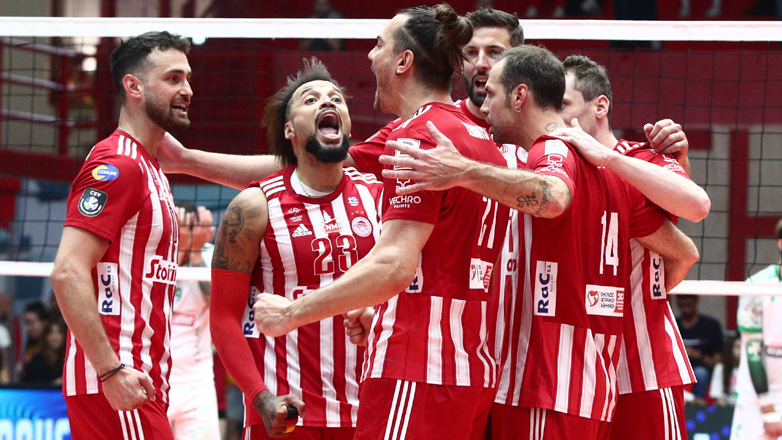 Bόλεϊ: Μία νίκη μακριά από το πρωτάθλημα ο Ολυμπιακός, 3-0 σετ τον Παναθηναϊκό