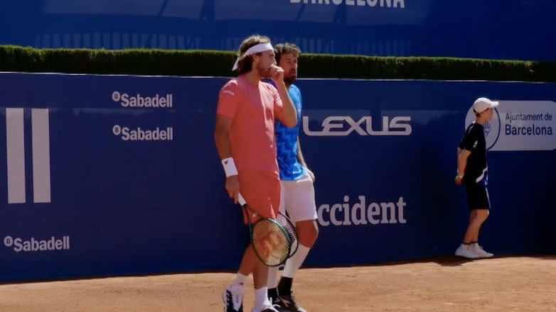 Αποκλείστηκε ο Στέφανος Τσιτσιπάς στο διπλό της Βαρκελώνης