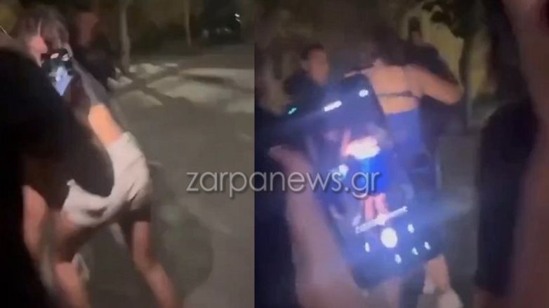 Νέο βίντεο με άγριο ξύλο μεταξύ κοριτσιών στα Χανιά