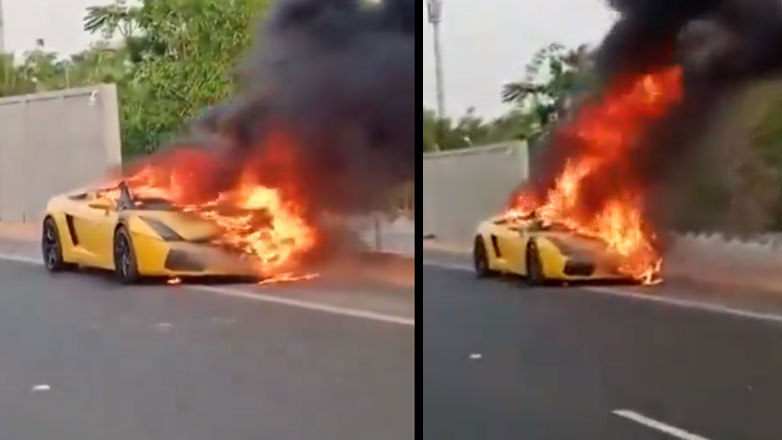 Πωλητής Ι.Χ. έβαλε φωτιά στη Lamborghini Gallardo συναδέλφου του, μετά από καβγά για προμήθεια