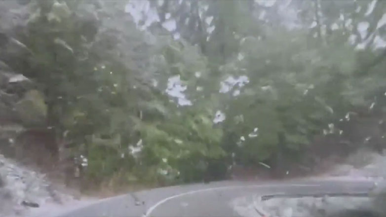 Φθιώτιδα: Χιόνισε Απρίλιο μήνα στα ορεινά