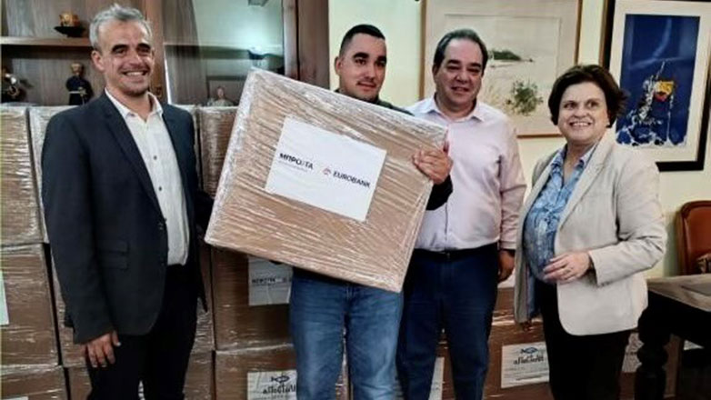 Η «ΑΠΟΣΤΟΛΗ» και η Eurobank στηρίζουν στα πρώτα τους βήματα τα νεογέννητα της  Μυτιλήνης και της Δυτικής Λέσβου