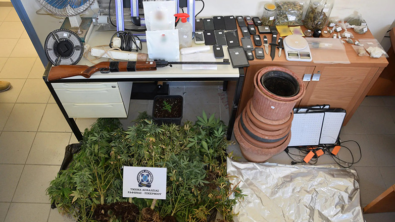 Εντοπίστηκε αυτοσχέδιο εργαστήριο καλλιέργειας δενδρυλλίων κάνναβης στην περιοχή της Αρτέμιδας