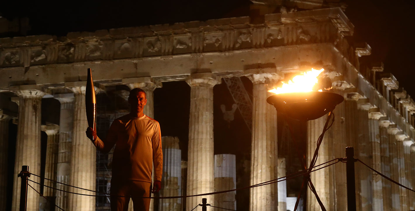 Στο εμβληματικότερο μνημείο της Ελλάδας η Ολυμπιακή Φλόγα