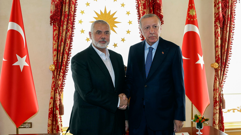 Συνάντηση με νόημα του Ερντογάν με τον πολιτικό αρχηγό της Χαμάς
