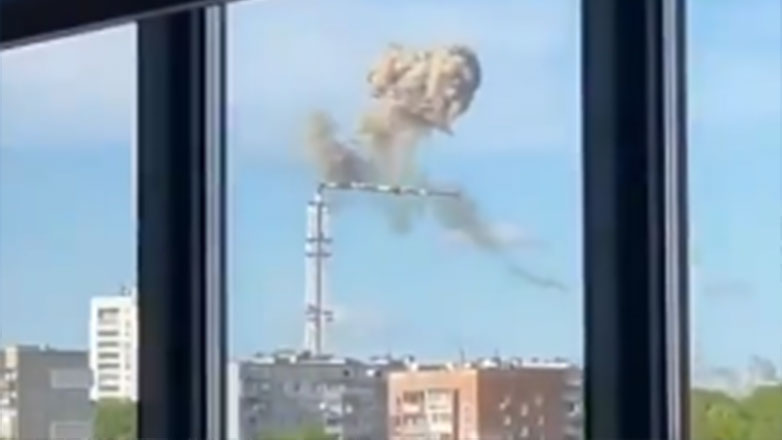 Ουκρανία: Ρωσικός πύραυλος κατέστρεψε τον πύργο της τηλεόρασης στο Χάρκοβο