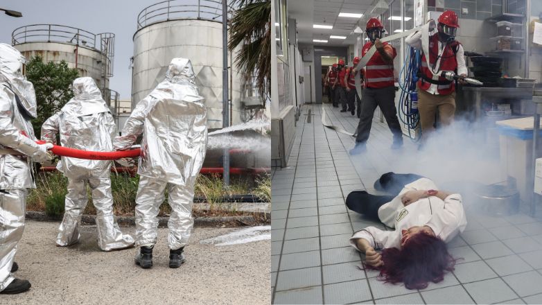 «Μίνωας 2024»: Εντυπωσιακές εικόνες από την άσκηση για σεισμό 7,2 Ρίχτερ στην Κρήτη