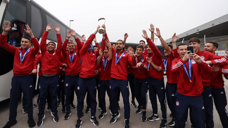 Ολυμπιακός: Αποθέωση για τους πρωταθλητές Ευρώπης