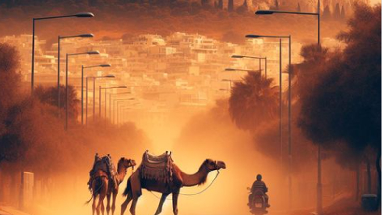 Αφρικανική σκόνη: Η χιουμοριστική ανάρτηση της ΕΛΑΣ για το φαινόμενο «Minerva red»