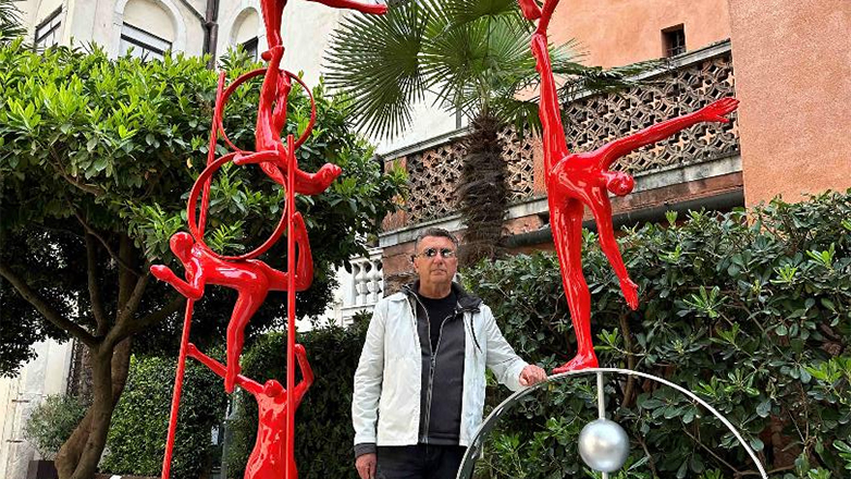 Η έκθεση του γλύπτη Κωστή Γεωργίου στο Giardini Marinaressa στη Βενετία