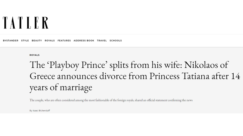Η έξαλλη ζωή του «Playboy Prince» Νικόλαου στο Λονδίνο – Τι προκάλεσε την «έκρηξη» της Τατιάνας