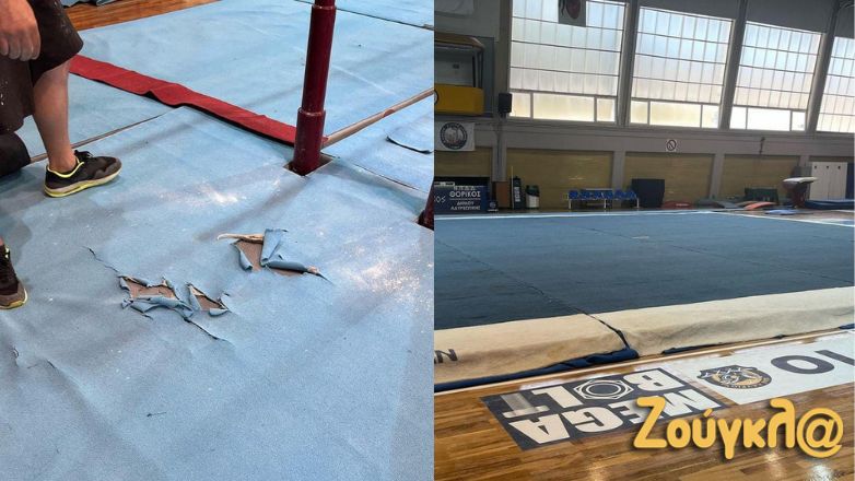 Εικόνες ντροπής στο Κλειστό Γυμναστήριο Λαυρίου