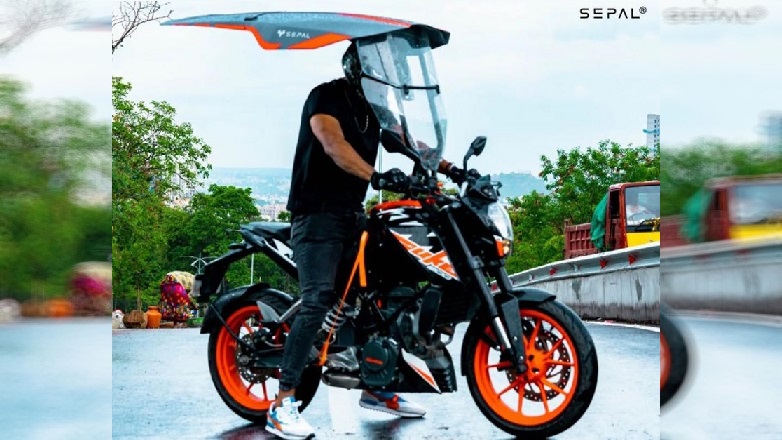 Μοτοσικλέτα με αλεξιβρόχιο;