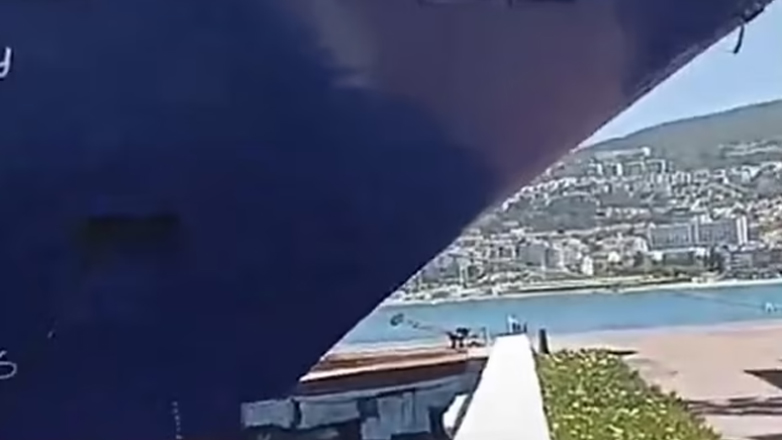 Τουρκία: Κρουαζιερόπλοιο 213 μέτρων προσέκρουσε σε λιμάνι