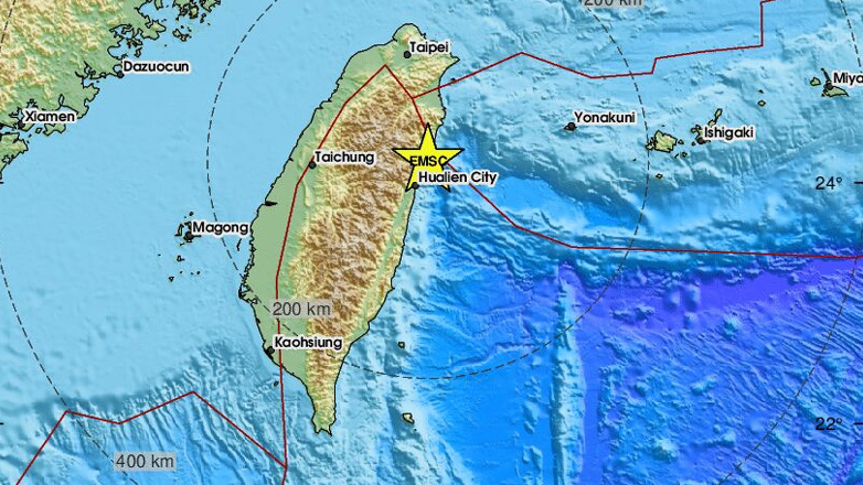 Ταϊβάν: Σεισμός 6,1 Ρίχτερ στην επαρχία Χουαλιέν