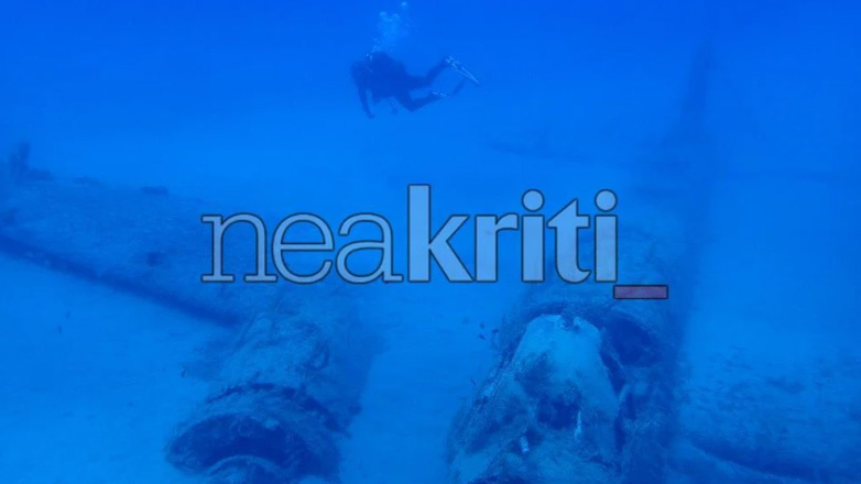 Ρέθυμνο: Δύτες βρήκαν στον βυθό γερμανικό βομβαρδιστικό του Β’ Παγκοσμίου Πολέμου