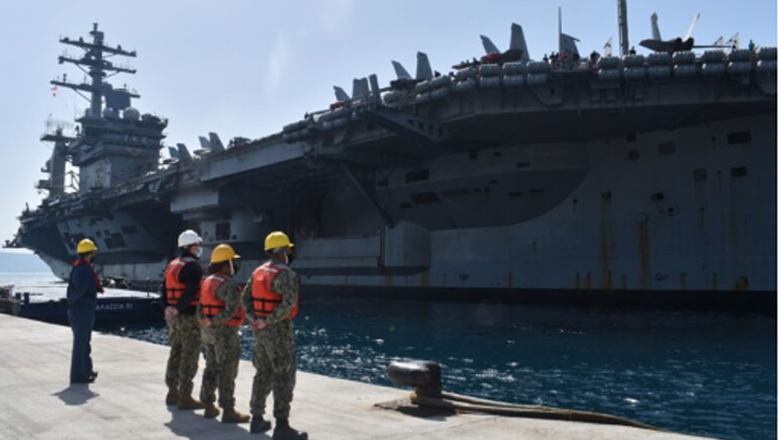 Στη Σούδα το αμερικανικό αεροπλανοφόρο USS Dwight D. Eisenhower