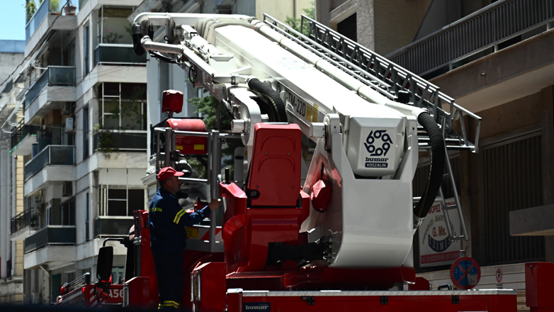 Πυρκαγιά στην οδό Ρεθύμνου του Δήμου Αθηναίων