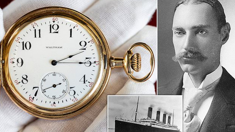 «Τιτανικός»: Το χρυσό ρολόι του πλουσιότερου επιβάτη πουλήθηκε σε δημοπρασία έναντι 1,37 εκατομμυρίων ευρώ «Τιτανικός»: Το χρυσό ρολόι του πλουσιότερου επιβάτη πουλήθηκε σε δημοπρασία έναντι 1,37 εκατομμυρίων ευρώ
