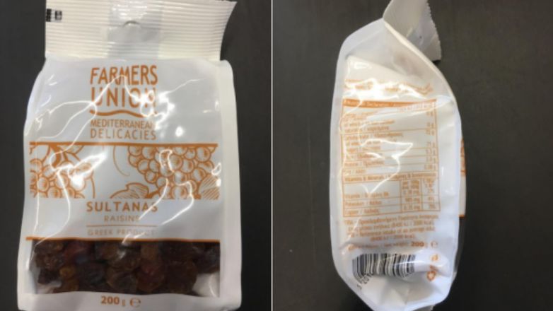ΕΦΕΤ: Aνακαλείται σταφίδα με αλλεργιογόνο ουσία