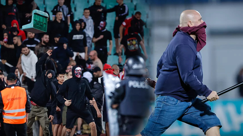 Χάος σε ποδοσφαιρικό αγώνα στη Βουλγαρία: Οπαδοί εισέβαλαν με ρόπαλα στο γήπεδο!