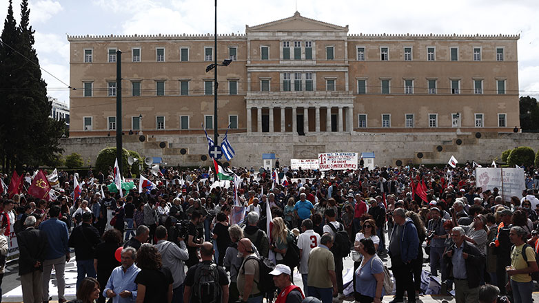 Ολοκληρώθηκαν οι απεργιακές συγκεντρώσεις της Πρωτομαγιάς Ολοκληρώθηκαν οι απεργιακές συγκεντρώσεις της Πρωτομαγιάς
