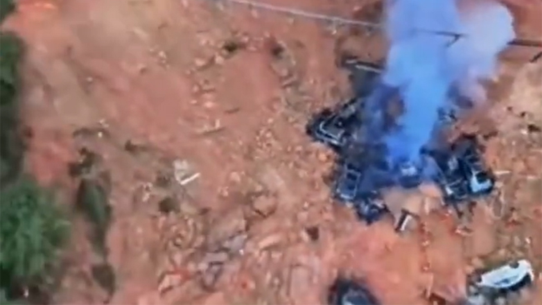 Κίνα: Κατέρρευσε τμήμα αυτοκινητοδρόμου μετά από πλημμύρες