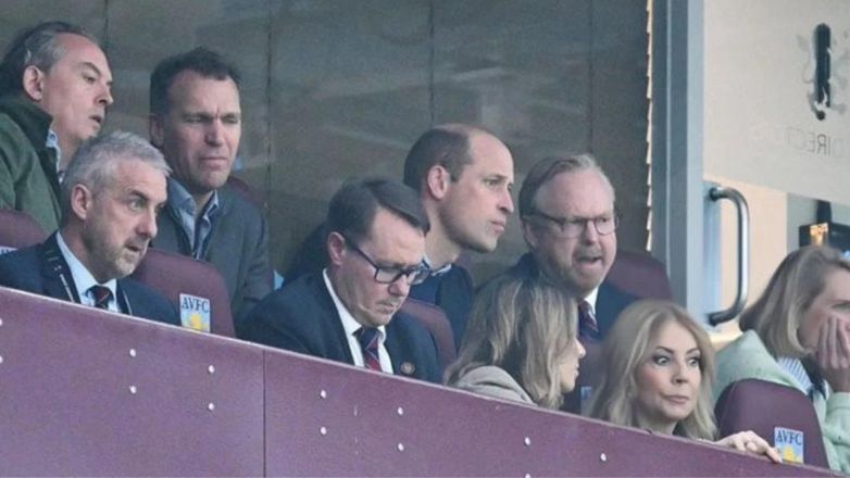 Ο πρίγκιπας Ουίλιαμ στον αγώνα Άστον Βίλα – Ολυμπιακός – Πανηγύρισε τα γκολ αλλά έφυγε απογοητευμένος