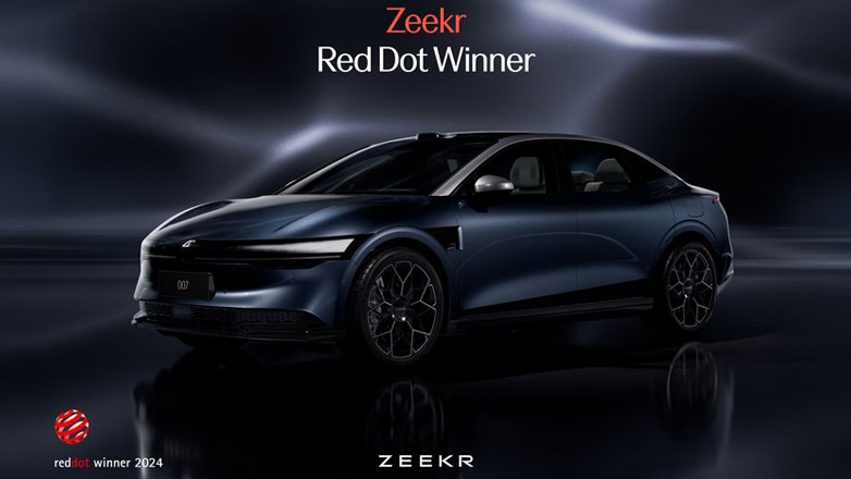 Το ηλεκτρικό premium σεντάν Zeekr 007 κέρδισε το βραβείο Red Dot για τον εξαιρετικό του σχεδιασμό