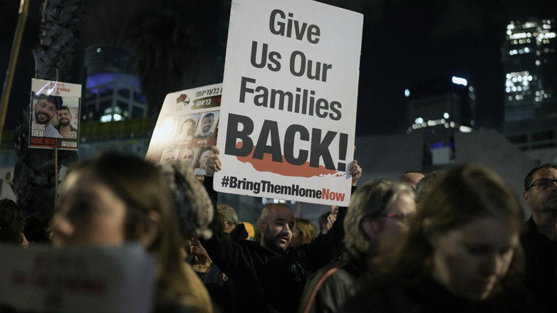 Χιλιάδες διαδηλωτές στο Τελ Αβίβ απαιτώντας συμφωνία με τη Χαμάς για τους ομήρους